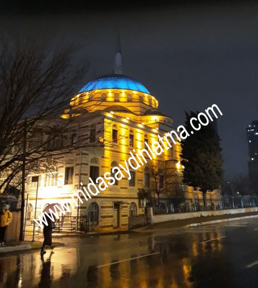  bina cephe isiklandirma , rize merkez cami led aydınaltma