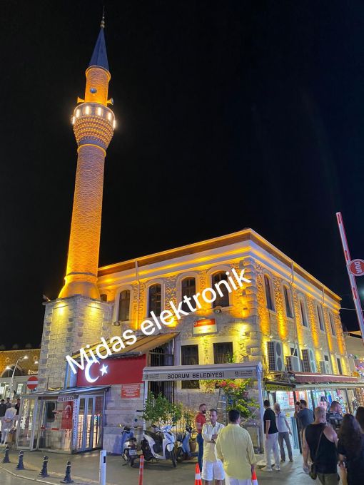 bodrum tarihi camiler aydınlatma