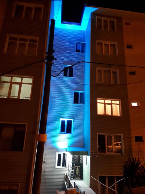 led bina aydınlatmaları