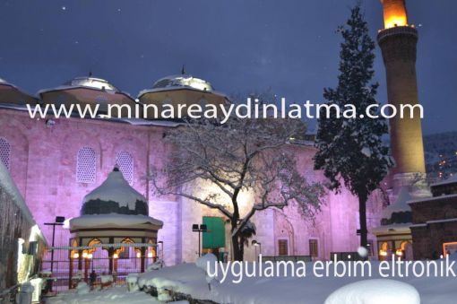  mor led aydınlatma